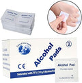 Box of 100pc of Alcohol Pads Alcohol Wipes Pads 75% Ethyl Antibacterial